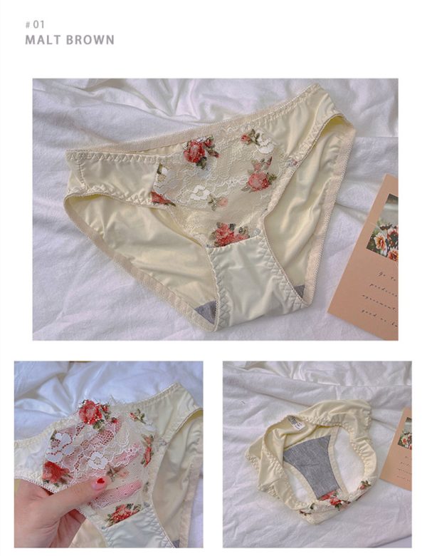 Premium Quality Romantic Daku Lace Bra & Panty Set Cream