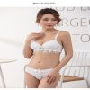 Women Push Up Bra Set Girl Floral Lace Underwear Set Underwire Brassiere