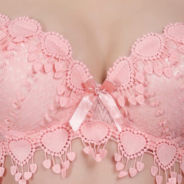 651c686f6f432_800x800.jpg Women Push Up Bra Set Girl Floral Lace Underwear Set Underwire Brassiere
