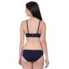Women Push Up Bra Set Girl Floral Lace Underwear Set Underwire Brassiere