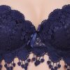 Women Push Up Bra Set Girl Floral Lace Underwear Set Underwire Brassiere