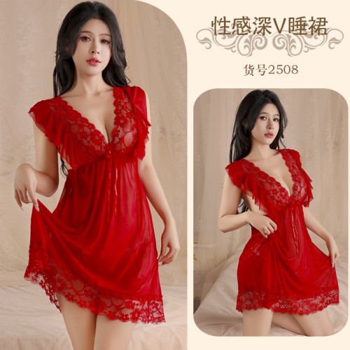 Net Style Premium Quality Night Dress