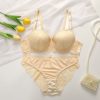 Premium Quality Spandex Women Bra Panty Lingerie Set Skin