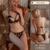 Premium Quality China womens Thong Bra Panty Set