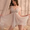 Premium Quality made in China Net Style Night Dress White