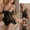 Premium Quality Font Opener Womens Sleepwear - Black